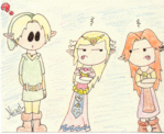 zelda, malon and link.gif